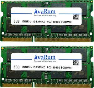 16GB (2X8GB)  DDR3L-1333Mhz (PC3L 10600) SODIMM 1.35V 2Rx8 Memory for Laptops by Avarum Ram