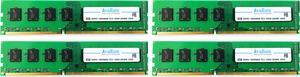 32GB (4x8GB) DDR3 1600mhz(PC3 12800) ECC Unbuffered Memory RAM 2RX8 1.5V EUDIMM by Avarum
