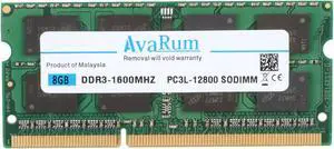 8GB (1x8GB) DDR3 1600 (PC3 12800) SODIMM Laptop Memory RAM