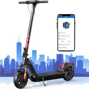 RCB Electric Scooter Adults, Double Shock Absorption, 500W Motor &18 MPH Portable Folding Commuting Electric Scooter Adults 20-25 Miles Long Range & 10" Inner Honeycomb Tires