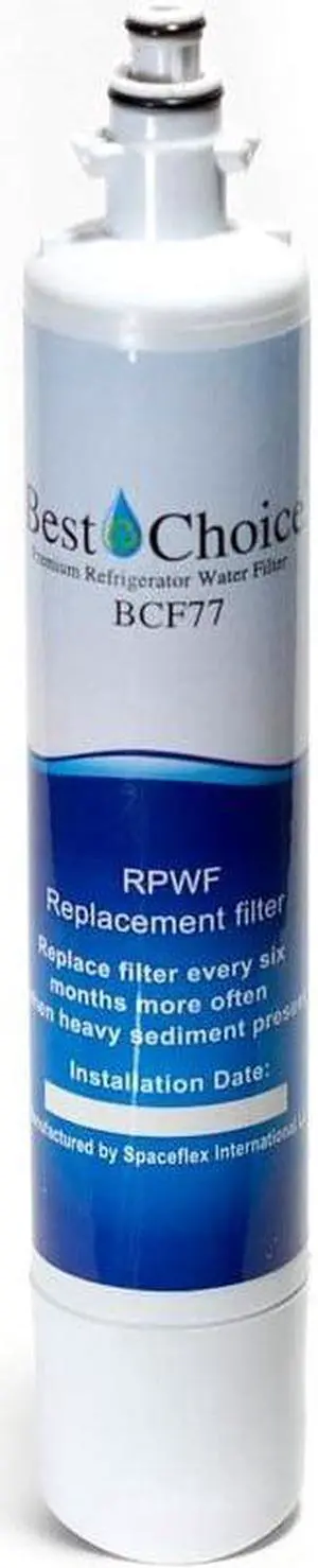 Best Choice Water Filters BCF77 Certified Refrigerator Replacement Cartridge Compatible With GE RPWF 1-Pack (Does not fit RPWFE)