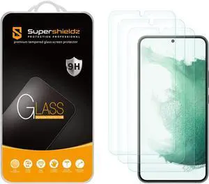 Supershieldz (3 Pack) Designed for Samsung (Galaxy S23 Plus 5G) Tempered Glass Screen Protector, Anti Scratch, Bubble Free