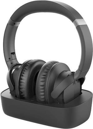 Avantree Ensemble - Wireless Over-Ear Headphones for TV Watching with Universally Compatible Bluetooth 5.0 Transmitter & Charging Dock, 35hr Audio Playtime, and No Lip-Sync Delay