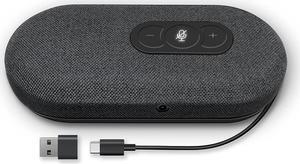 USB Speakerphone, Conference Computer Speakers with Microphone for Home Office Calls, 360 Degree Enhanced Voice Pickup, Noise Reduction, Echo Cancellation, Compatible with Zoom, Teams, Skype