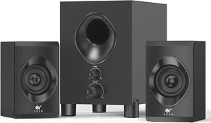 OROW Bluetooth Computer Speakers with Subwoofer 18W Front-Knob Wireless PC Speakers, AUX & Bluetooth Play, Great for Party/Game/TV (S213) OROW Bluetooth Computer Speakers with Subwoofer 18W Front-Knob Wireless PC Speakers, AUX & Bluetooth Play, Great for Party/Game/TV (S213)