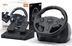 PXN V900 Xbox Steering Wheel - 270/900° Sim Racing Wheel with Pedals Paddle Shifter Vibration Feedback Wheel for PC, PS3, PS4, Xbox One, Xbox Series X|S, Switch, Android TV