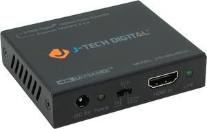 4K 60Hz HDMI Audio Extractor Converter SPDIF + 3.5MM Output Supports HDMI 2.0 HDCP 2.2 1080P@120Hz 1080P@144Hz Dolby Digital/DTS Passthrough CEC HDR10 [JTD18G-H5CH]