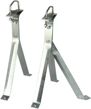 Skywalker 12 Heavy-Duty Wall Mount Pair for TV Antenna Mast with (2) Brackets with Lag Bolts Skywalker 12 Heavy-Duty Wall Mount Pair for TV Antenna Mast with (2) Brackets with Lag Bolts
