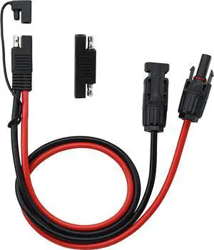 CERRXIAN 50cm 10AWG SAE to Male & Female Adapter 10AWG Cable with SAE Conector for RV Panel Solar CERRXIAN 50cm 10AWG SAE to Male & Female Adapter 10AWG Cable with SAE Conector for RV Panel Solar