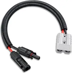 Electop 10AWG Solar Panel Connector Cable, Compatible with Solar Connecter and 50A/600V Ads Port Adapter Solar Connector Cable for Solar Generator Inverter Battery Pack Charger Kit Electop 10AWG Solar Panel Connector Cable, Compatible with Solar Connecter and 50A/600V Ads Port Adapter Solar Connector Cable for Solar Generator Inverter Battery Pack Charger Kit