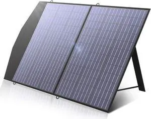 SP027 Foldable Solar Panel 100W, IP66 Portable Solar Panel kit with 18V Output, 22% Efficiency Module for Outdoor Camping, Portable Power Station, Laptops, Motorhome, RV