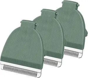 3 PACK Trimmer Blades for Meridian Hair Trimmer, Hygienic Ceramic Replacement Blades Compatible with Meridian Body Trimmer (Onyx & Sage), Green 3 PACK Trimmer Blades for Meridian Hair Trimmer, Hygienic Ceramic Replacement Blades Compatible with Meridian Body Trimmer (Onyx & Sage), Green