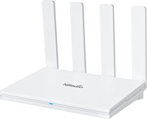 NRadio WiFi Router, AC1200 Dual Band Wireless 4G LTE Router with SIM Card Slot, Unlocked Mobile Hotspot for Home Office - Plug and Play (4 Antenna),C6