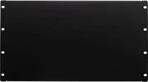 Navepoint 6U Blank Rack Mount Panel Spacer for 19-Inch Server Network Rack Enclosure Or Cabinet Black