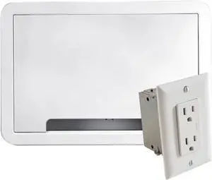 SANUS 9" TV Media in-Wall Box with Power Supply Kit Ideal for Wall Mounted TVs