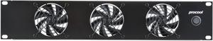 PROCOOL SXT380-E / 2U Silent Temp Controlled Rack Mount Fan/Airflow = EXHAUST/Home Theater AV Cabinet Cooling Broadcast Network Server Recording Studio, Welcome to consult