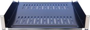 RAISING ELECTRONICS 1 Pack 19inch Vented Steel 2 Space 2U Rack Mount Cantilever Network Shelf 18inch Deep, Welcome to consult