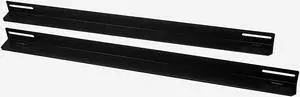 RAISING ELECTRONICS Rack Mount Supporting Rails L-Shape 1 Pair for 600mm Deep Cabinets/Racks 15" Long