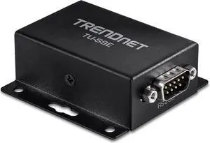 TRENDnet TU-S9E, 1-Port Serial to IP Ethernet Converter, Black