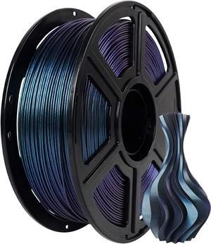 FLASHFORGE PLA Filament 1.75mm +/- 0.02mm Burnt Titanium, Color Changeable 3D Printer Filament 1kg (2.2lbs), Chameleon Changing Colors with Light, Perfectly Hide The Layer Line