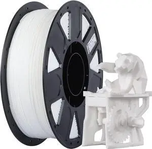 Creality 3D Printer Filament 1.75mm, Ender PLA Filament No-Tangling Smooth Printing Without Clogging No Warping, Fit Most FDM 3D Printers, 1kg Spool, Dimensional Accuracy +/- 0.02mm, White