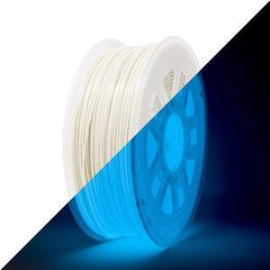 Gizmo Dorks Low Odor ABS 3D Printer Filament 3mm 285mm 1kg Glow in The Dark Blue