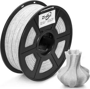 3D Printer Filament, Marble PLA Filament 1.75mm, Marble White 3D Printing Filament, 1kg