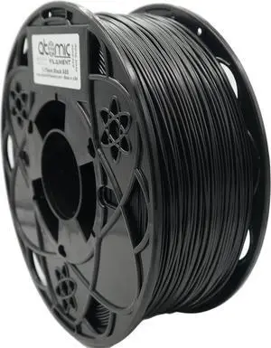 Black 3D Printer ABS Filament 1.75 mm | Dimensional Accuracy 99% Probability +/- 0.02mm | 3D Printer Accessories | Fit Most FDM Printer | 1kg - 2.2lbs