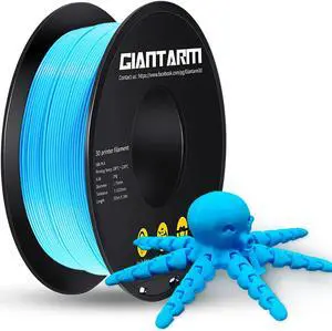 GIANTARM 3D Printer Filament, Water Blue Pla Filament, 1Kg(2.2lbs) Spool, 1.75mm Dimension Accuracy +/- 0.03mm, 3D Printing Filament, Light Blue