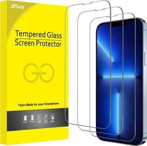 JETech Full Coverage Screen Protector for iPhone 13 Pro Max 6.7-Inch, 9H Tempered Glass Film Case-Friendly, HD Clear, 3-Pack