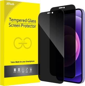 JETech Privacy Full Coverage Screen Protector for iPhone 12 mini 5.4-Inch, Anti-Spy Tempered Glass Film, Edge to Edge Protection Case-Friendly, 2-Pack