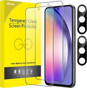 JETech Screen Protector for Samsung Galaxy A54 5G 6.4-Inch with Camera Lens Protector, Tempered Glass Film, HD Clear, 2-Pack Each