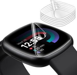 JETech Screen Protector for Fitbit Versa 4/Sense 2, Anti-Scratch Flexible TPU Film, HD Clear, 6-Pack, Welcome to consult