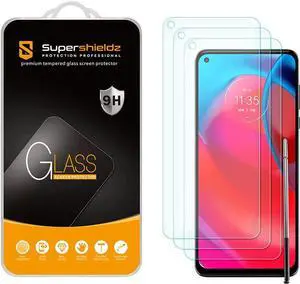 Supershieldz (3 Pack) Designed for Motorola Moto G Stylus 5G [Not Fit for 2022 Model] Tempered Glass Screen Protector, Anti Scratch, Bubble Free