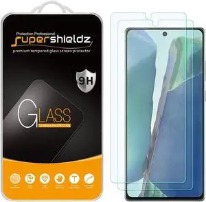 Supershieldz (2 Pack) Designed for Samsung Galaxy Note 20 5G Tempered Glass Screen Protector, Anti Scratch, Bubble Free