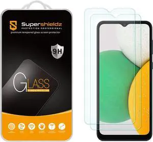 Supershieldz (2 Pack) Designed for Samsung Galaxy A03s Tempered Glass Screen Protector, Anti Scratch, Bubble Free