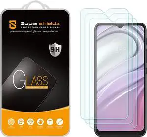 Supershieldz (3 Pack) Designed for Motorola Moto G Pure Tempered Glass Screen Protector, Anti Scratch, Bubble Free