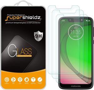 Supershieldz (3 Pack) Designed for Motorola Moto G7 Play/Moto G7 Optimo/T- Mobile REVVLRY Tempered Glass Screen Protector, 0.33mm, Anti Scratch, Bubble Free