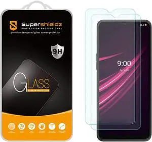Supershieldz (2 Pack) Designed for T-Mobile Revvl V+ 5G / Revvl V Plus 5G Tempered Glass Screen Protector, Anti Scratch, Bubble Free