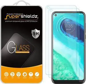 Supershieldz (2 Pack) Designed for Motorola Moto G Fast Tempered Glass Screen Protector, Anti Scratch, Bubble Free