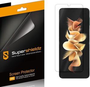 Supershieldz (2 Pack) Designed for Samsung Galaxy Z Flip 3 5G Screen Protector, (Full Coverage) High Definition Clear Shield (TPU)