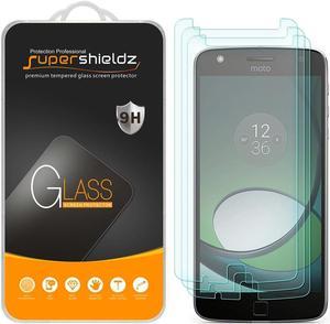 Supershieldz (3 Pack) Designed for Motorola Moto Z Play and Moto Z Play Droid Tempered Glass Screen Protector, Anti Scratch, Bubble Free, Welcome to consult
