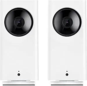 Wyze Cam Pan v2 360° Pet Camera with Phone App PTZ Indoor Smart Security Camera for Dog Cat Baby Elderly Monitoring, 2-Pack