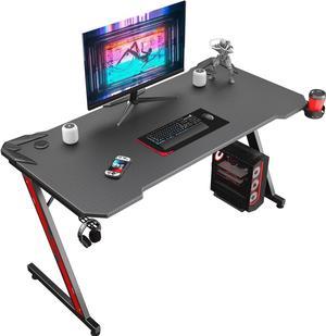Homall L Shaped Gaming Desk Computer Corner Desk PC Gaming Desk Table with  Large Monitor Riser Stand for Home Office Sturdy Writing Workstation
