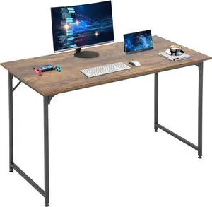 FDW Computer Desk Home Office Desk 47W x 19D Gaming Desk Corner Writing Black Large Student Art Modren Simple Style PC Wood and Metal Desk Workstation for Small SpaceVintage FDW Computer Desk Home Office Desk 47W x 19D Gaming Desk Corner Writing Black Large Student Art Modren Simple Style PC Wood and Metal Desk Workstation for Small SpaceVintage