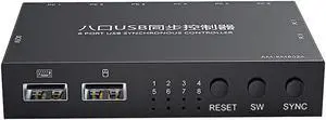 8 Ports USB Synchronizer DNF Keyboard Mouse USB Shared Display Synchronization Controller KVM Switcher Black 8 Ports USB Synchronizer DNF Keyboard Mouse USB Shared Display Synchronization Controller KVM Switcher Black