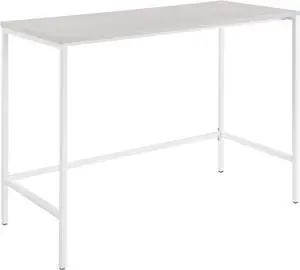 OSP Home Furnishings Contempo 42-Inch Desk, White