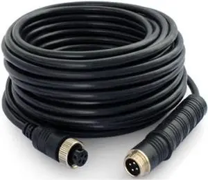 10M 33Ft 4Pin Video Extension Cable Wire for Car Bus Truck Reversing Rear View Camera Motorhome Vehicle Backup Monitor CCTV System Waterproof