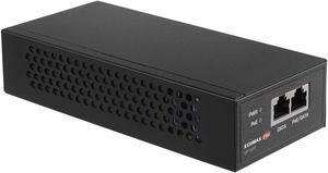 Edimax Pro Gigabit PoE++ 60W (30W/15W Compatible) Injector Adapter, Adds Power to PoE Powered Device (PD) Device for up to 100 Meters (328ft), Supports 802.3af 802.3at 802.3bt, GP-102IT