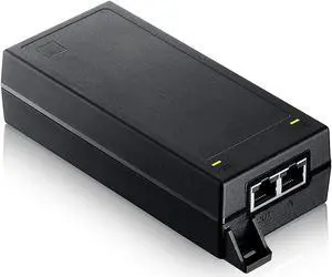 Zyxel Single Port Powerinjector | 1-2.5-5G MultiGig 802.3bt PoE++ Injector | Simple Plug and Play | IEEE 802.3af/at/bt Compatible Wireless LAN APs, IP Video Cameras or IP Phones up tp 6+W [POE12-60W]